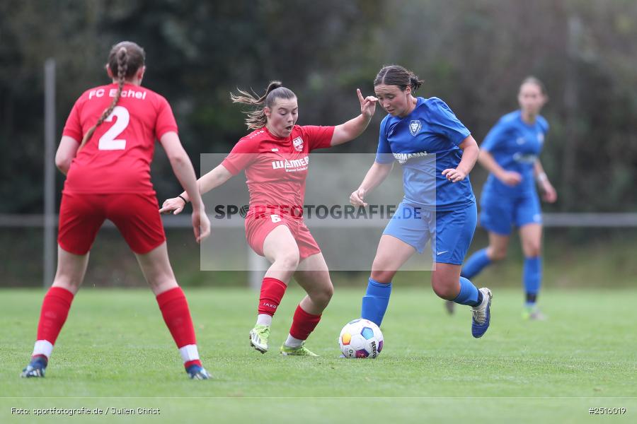 sport, badfv, action, Wertheim-Eichel, Verbandsliga Frauen, Sportgelände, Post Südstadt Karlsruhe, PSK, FCWE, FC Wertheim-Eichel, 5. Spieltag, 12.10.2025 - Bild-ID: 2516019