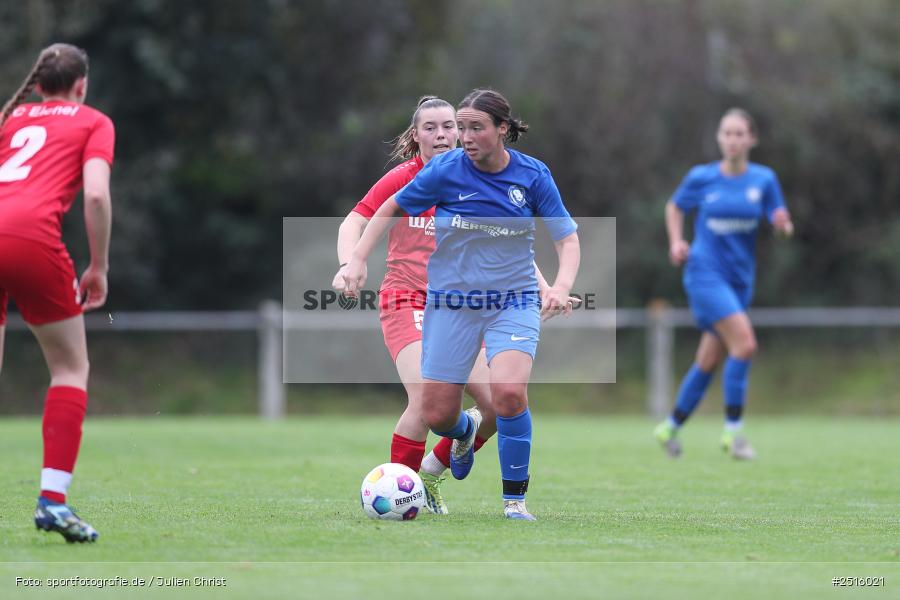 sport, badfv, action, Wertheim-Eichel, Verbandsliga Frauen, Sportgelände, Post Südstadt Karlsruhe, PSK, FCWE, FC Wertheim-Eichel, 5. Spieltag, 12.10.2025 - Bild-ID: 2516021
