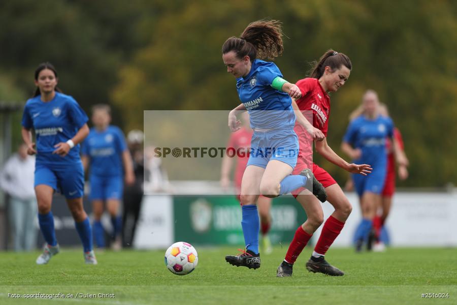 sport, badfv, action, Wertheim-Eichel, Verbandsliga Frauen, Sportgelände, Post Südstadt Karlsruhe, PSK, FCWE, FC Wertheim-Eichel, 5. Spieltag, 12.10.2025 - Bild-ID: 2516024