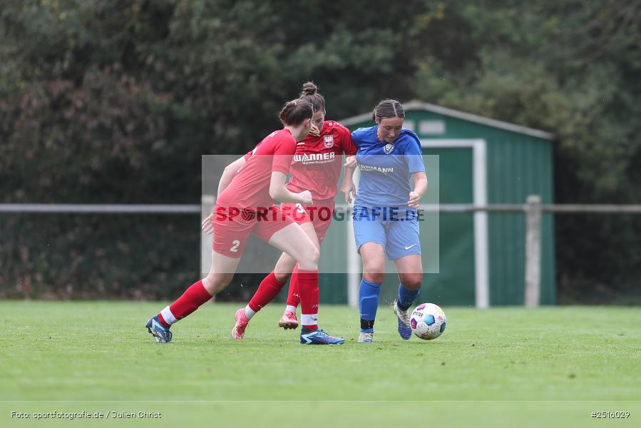 sport, badfv, action, Wertheim-Eichel, Verbandsliga Frauen, Sportgelände, Post Südstadt Karlsruhe, PSK, FCWE, FC Wertheim-Eichel, 5. Spieltag, 12.10.2025 - Bild-ID: 2516029