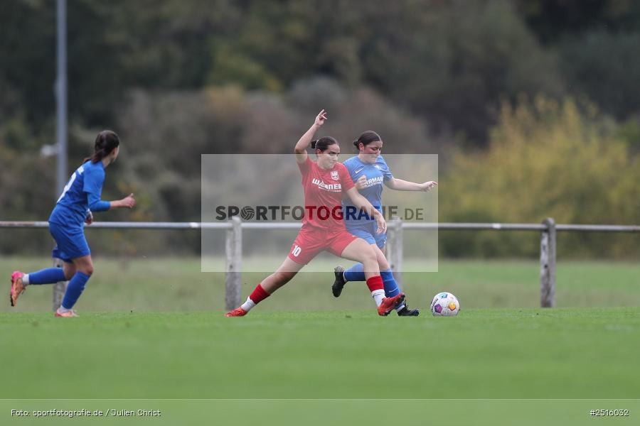 sport, badfv, action, Wertheim-Eichel, Verbandsliga Frauen, Sportgelände, Post Südstadt Karlsruhe, PSK, FCWE, FC Wertheim-Eichel, 5. Spieltag, 12.10.2025 - Bild-ID: 2516032