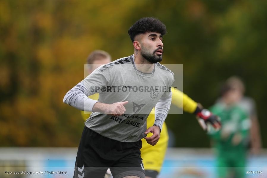 sport, action, Sportgelände, Karlstadt, Fussball, FV Karlstadt II, BFV, A-Klasse Würzburg Gr. 4, 12.10.2025, 11. Spieltag, (SG 1) SC Roßbrunn-Mädelhofen/TSV Uettingen II - Bild-ID: 2516332