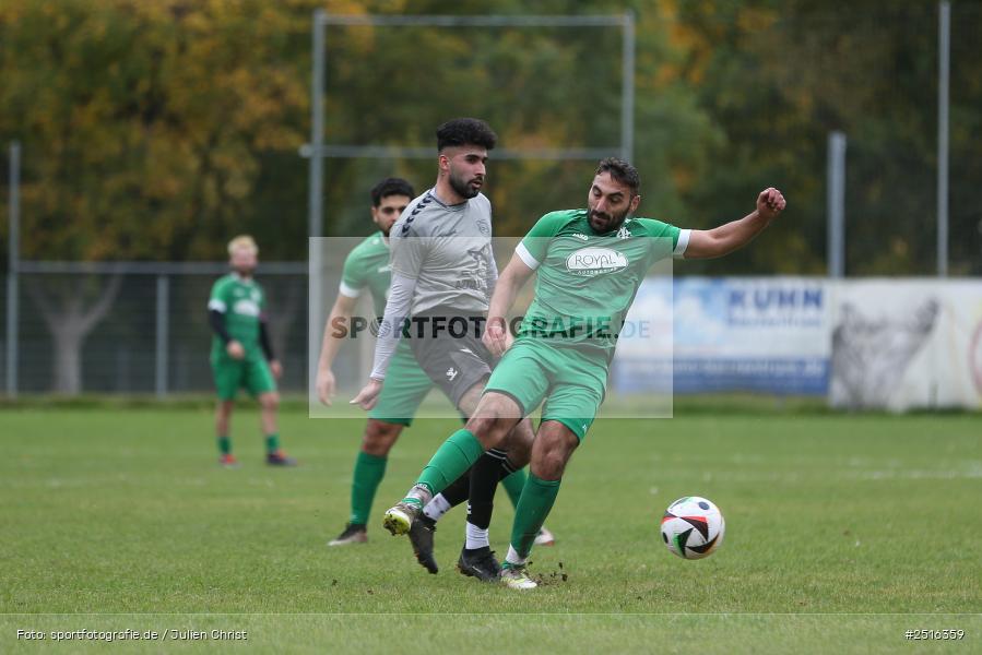 sport, action, Sportgelände, Karlstadt, Fussball, FV Karlstadt II, BFV, A-Klasse Würzburg Gr. 4, 12.10.2025, 11. Spieltag, (SG 1) SC Roßbrunn-Mädelhofen/TSV Uettingen II - Bild-ID: 2516359