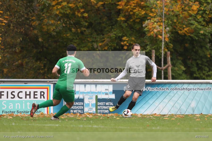 sport, action, Sportgelände, Karlstadt, Fussball, FV Karlstadt II, BFV, A-Klasse Würzburg Gr. 4, 12.10.2025, 11. Spieltag, (SG 1) SC Roßbrunn-Mädelhofen/TSV Uettingen II - Bild-ID: 2516362
