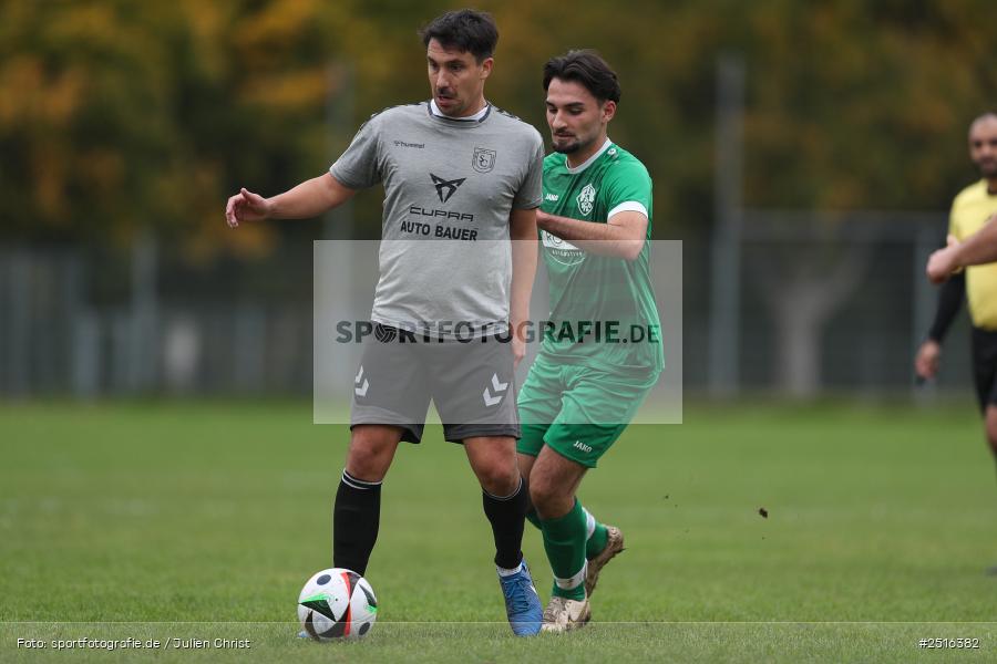 sport, action, Sportgelände, Karlstadt, Fussball, FV Karlstadt II, BFV, A-Klasse Würzburg Gr. 4, 12.10.2025, 11. Spieltag, (SG 1) SC Roßbrunn-Mädelhofen/TSV Uettingen II - Bild-ID: 2516382