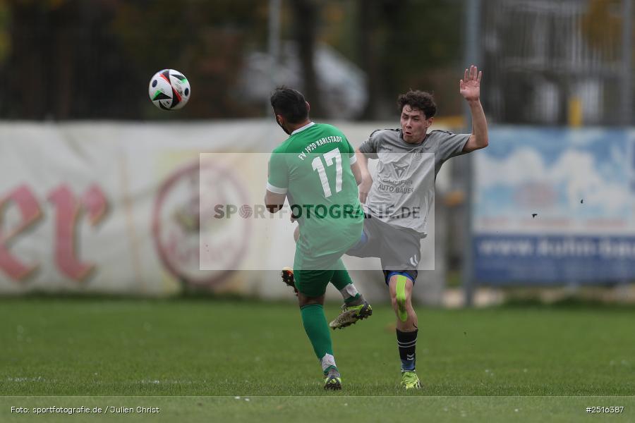sport, action, Sportgelände, Karlstadt, Fussball, FV Karlstadt II, BFV, A-Klasse Würzburg Gr. 4, 12.10.2025, 11. Spieltag, (SG 1) SC Roßbrunn-Mädelhofen/TSV Uettingen II - Bild-ID: 2516387