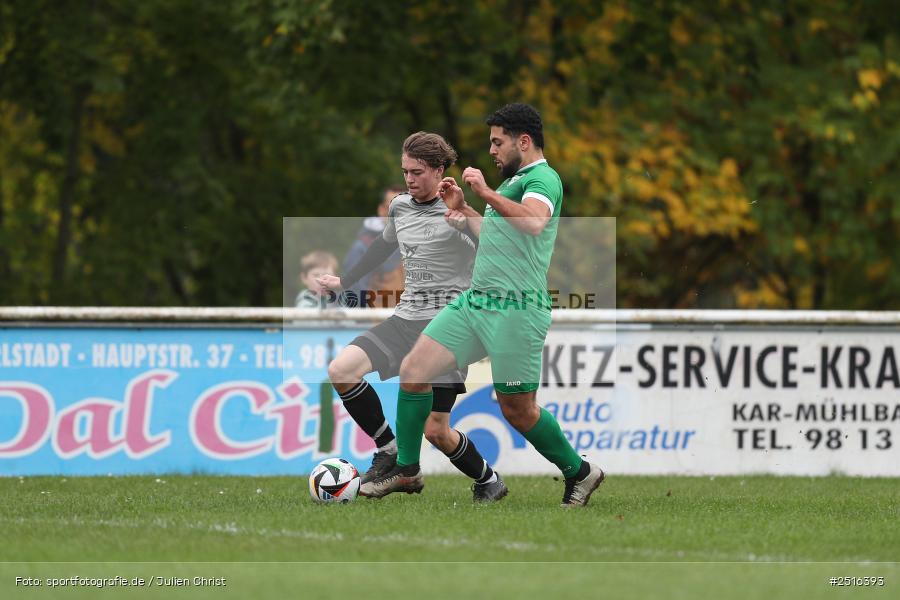 sport, action, Sportgelände, Karlstadt, Fussball, FV Karlstadt II, BFV, A-Klasse Würzburg Gr. 4, 12.10.2025, 11. Spieltag, (SG 1) SC Roßbrunn-Mädelhofen/TSV Uettingen II - Bild-ID: 2516393