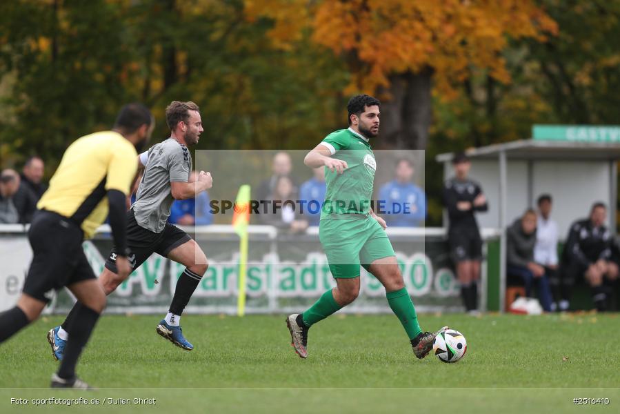 sport, action, Sportgelände, Karlstadt, Fussball, FV Karlstadt II, BFV, A-Klasse Würzburg Gr. 4, 12.10.2025, 11. Spieltag, (SG 1) SC Roßbrunn-Mädelhofen/TSV Uettingen II - Bild-ID: 2516410