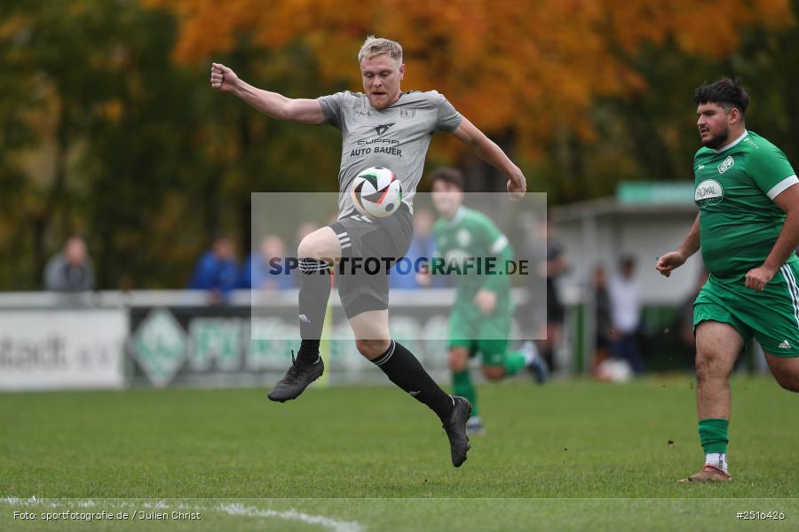 sport, action, Sportgelände, Karlstadt, Fussball, FV Karlstadt II, BFV, A-Klasse Würzburg Gr. 4, 12.10.2025, 11. Spieltag, (SG 1) SC Roßbrunn-Mädelhofen/TSV Uettingen II - Bild-ID: 2516426