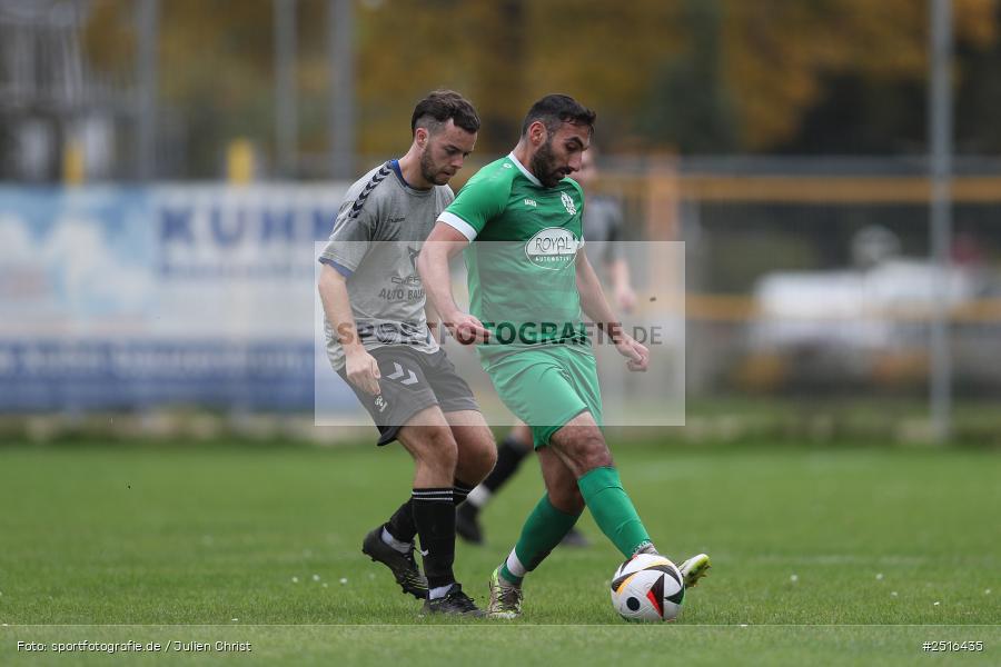 sport, action, Sportgelände, Karlstadt, Fussball, FV Karlstadt II, BFV, A-Klasse Würzburg Gr. 4, 12.10.2025, 11. Spieltag, (SG 1) SC Roßbrunn-Mädelhofen/TSV Uettingen II - Bild-ID: 2516435