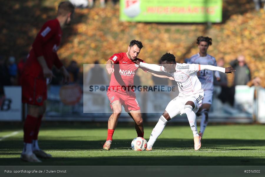 NGN Arena, Aubstadt, 18.10.2025, sport, action, Fussball, BFV, 14. Spieltag, Regionalliga Bayern, FCB, AUB, FC Bayern München II, TSV Aubstadt - Bild-ID: 2516502