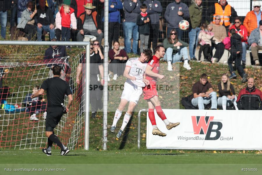 NGN Arena, Aubstadt, 18.10.2025, sport, action, Fussball, BFV, 14. Spieltag, Regionalliga Bayern, FCB, AUB, FC Bayern München II, TSV Aubstadt - Bild-ID: 2516506