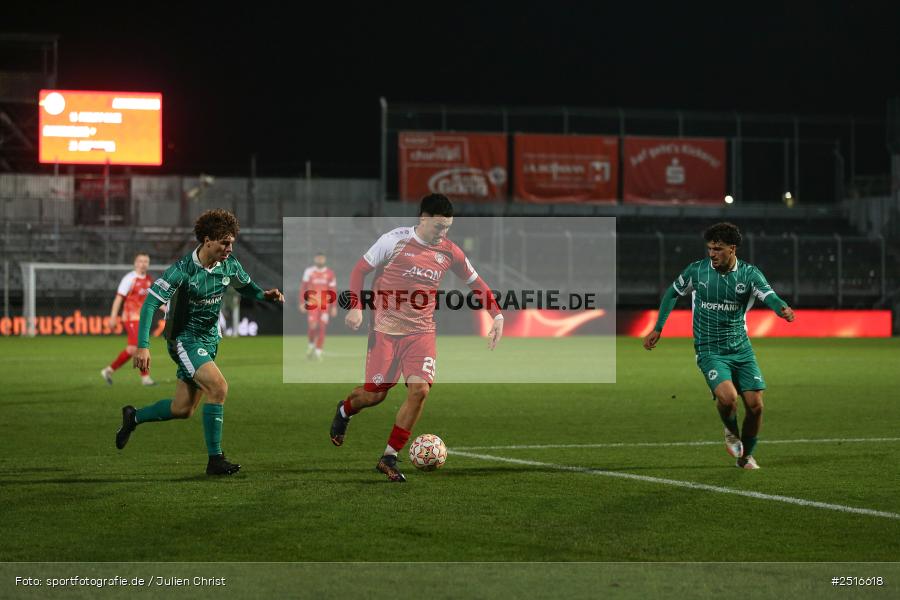 sport, action, Würzburg, SpVgg Greuther Fürth II, SGF, Regionalliga Bayern, Fussball, FWK, FC Würzburger Kickers, BFV, AKON Arena, 17.10.2025, 14. Spieltag - Bild-ID: 2516618