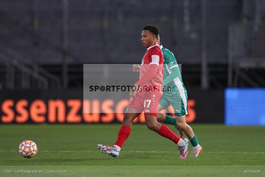 sport, action, Würzburg, SpVgg Greuther Fürth II, SGF, Regionalliga Bayern, Fussball, FWK, FC Würzburger Kickers, BFV, AKON Arena, 17.10.2025, 14. Spieltag - Bild-ID: 2516638