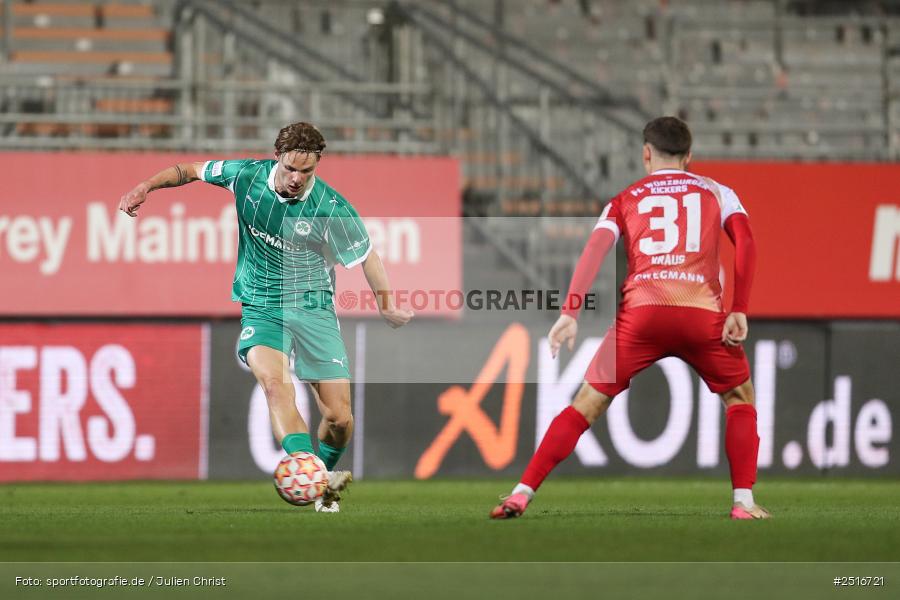 sport, action, Würzburg, SpVgg Greuther Fürth II, SGF, Regionalliga Bayern, Fussball, FWK, FC Würzburger Kickers, BFV, AKON Arena, 17.10.2025, 14. Spieltag - Bild-ID: 2516721