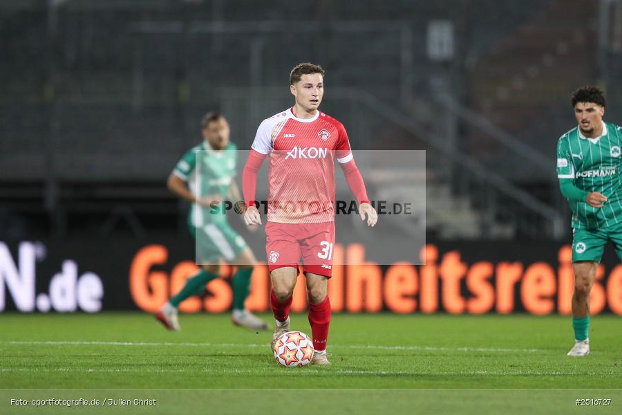 sport, action, Würzburg, SpVgg Greuther Fürth II, SGF, Regionalliga Bayern, Fussball, FWK, FC Würzburger Kickers, BFV, AKON Arena, 17.10.2025, 14. Spieltag - Bild-ID: 2516727