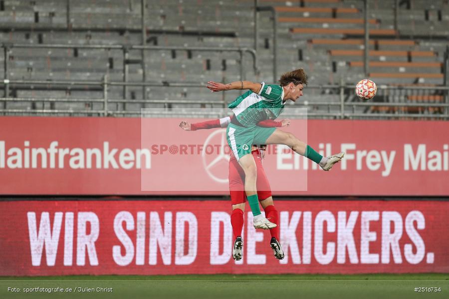 sport, action, Würzburg, SpVgg Greuther Fürth II, SGF, Regionalliga Bayern, Fussball, FWK, FC Würzburger Kickers, BFV, AKON Arena, 17.10.2025, 14. Spieltag - Bild-ID: 2516734