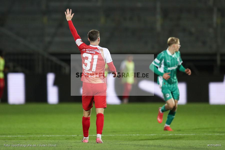 sport, action, Würzburg, SpVgg Greuther Fürth II, SGF, Regionalliga Bayern, Fussball, FWK, FC Würzburger Kickers, BFV, AKON Arena, 17.10.2025, 14. Spieltag - Bild-ID: 2516853