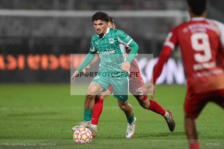 sport, action, Würzburg, SpVgg Greuther Fürth II, SGF, Regionalliga Bayern, Fussball, FWK, FC Würzburger Kickers, BFV, AKON Arena, 17.10.2025, 14. Spieltag - Bild-ID: 2516869