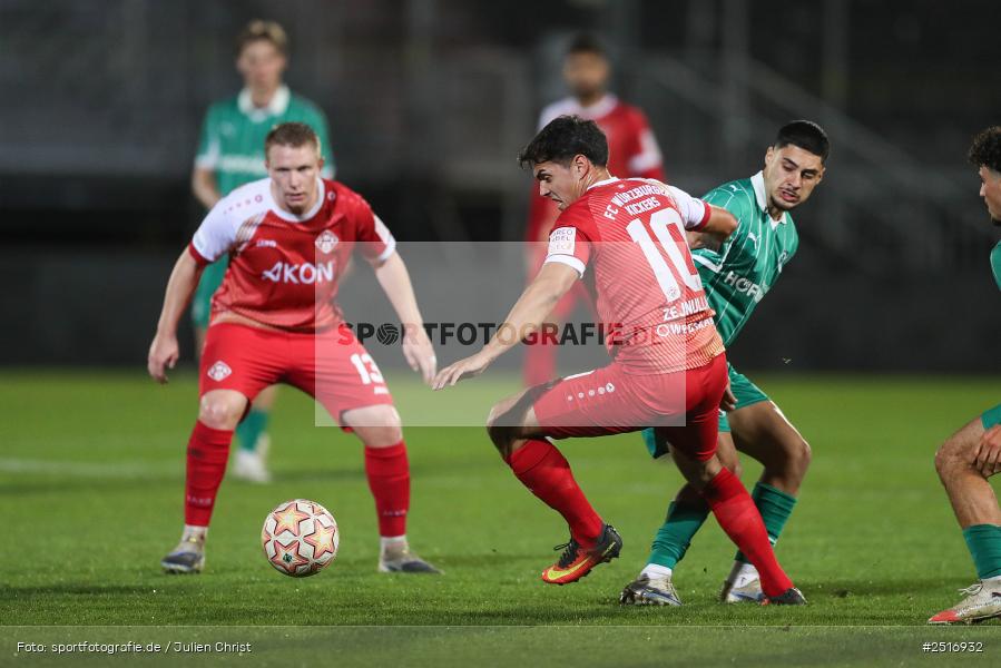 sport, action, Würzburg, SpVgg Greuther Fürth II, SGF, Regionalliga Bayern, Fussball, FWK, FC Würzburger Kickers, BFV, AKON Arena, 17.10.2025, 14. Spieltag - Bild-ID: 2516932