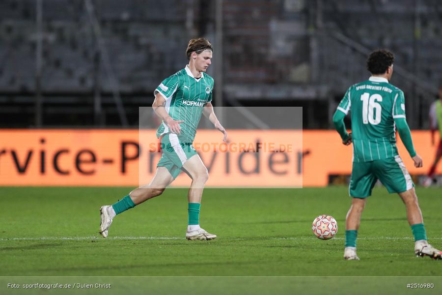 sport, action, Würzburg, SpVgg Greuther Fürth II, SGF, Regionalliga Bayern, Fussball, FWK, FC Würzburger Kickers, BFV, AKON Arena, 17.10.2025, 14. Spieltag - Bild-ID: 2516980