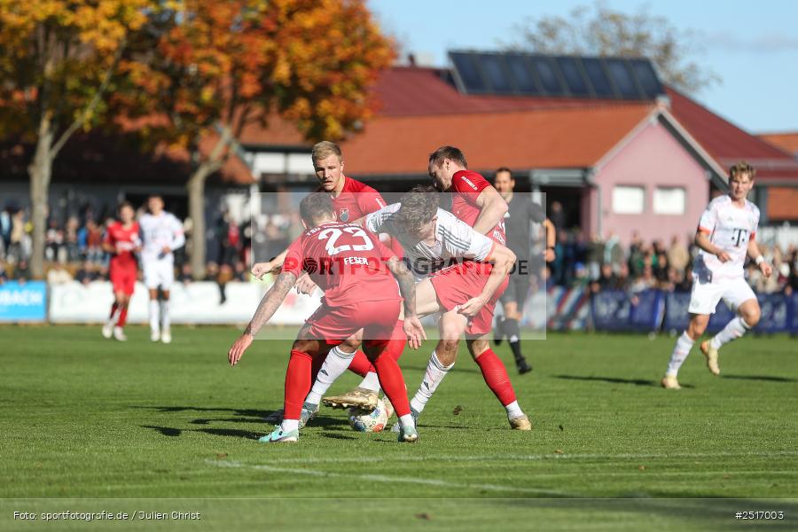 sport, action, TSV Aubstadt, Regionalliga Bayern, NGN Arena, Fussball, FCB, FC Bayern München II, BFV, Aubstadt, AUB, 18.10.2025, 14. Spieltag - Bild-ID: 2517003
