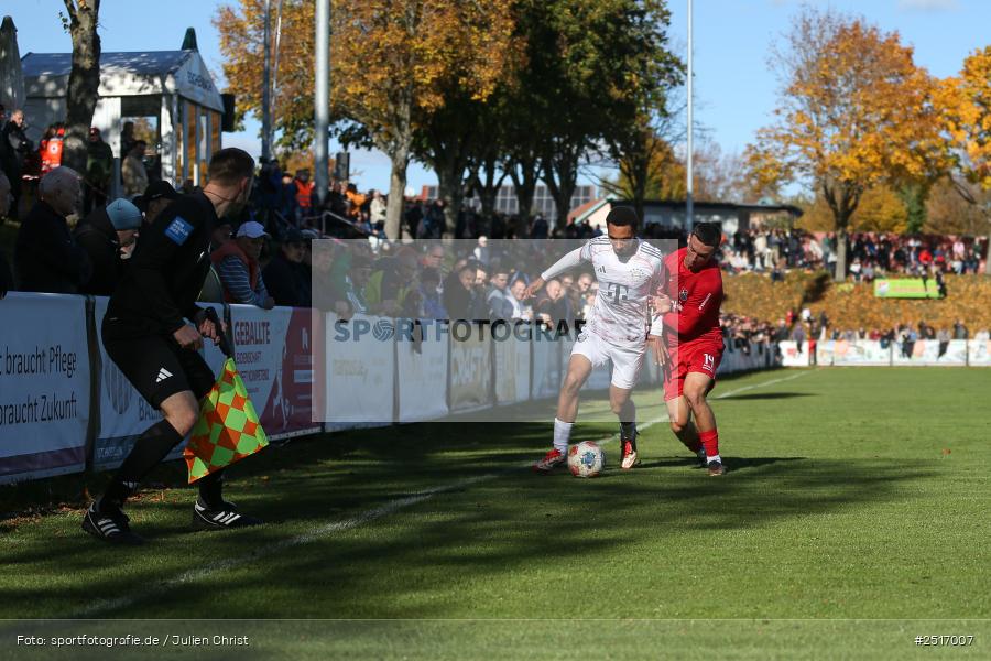 sport, action, TSV Aubstadt, Regionalliga Bayern, NGN Arena, Fussball, FCB, FC Bayern München II, BFV, Aubstadt, AUB, 18.10.2025, 14. Spieltag - Bild-ID: 2517007