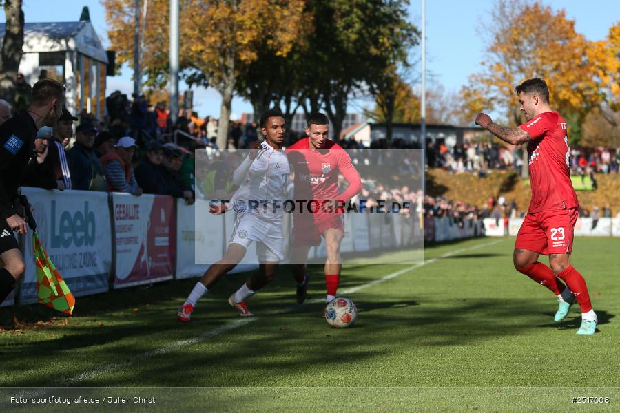 sport, action, TSV Aubstadt, Regionalliga Bayern, NGN Arena, Fussball, FCB, FC Bayern München II, BFV, Aubstadt, AUB, 18.10.2025, 14. Spieltag - Bild-ID: 2517008