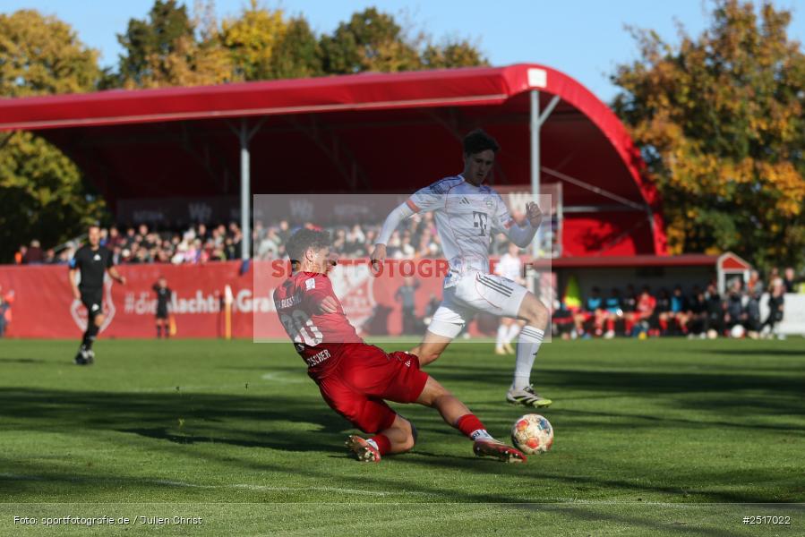 sport, action, TSV Aubstadt, Regionalliga Bayern, NGN Arena, Fussball, FCB, FC Bayern München II, BFV, Aubstadt, AUB, 18.10.2025, 14. Spieltag - Bild-ID: 2517022