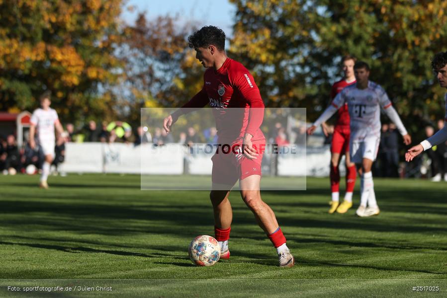 sport, action, TSV Aubstadt, Regionalliga Bayern, NGN Arena, Fussball, FCB, FC Bayern München II, BFV, Aubstadt, AUB, 18.10.2025, 14. Spieltag - Bild-ID: 2517025
