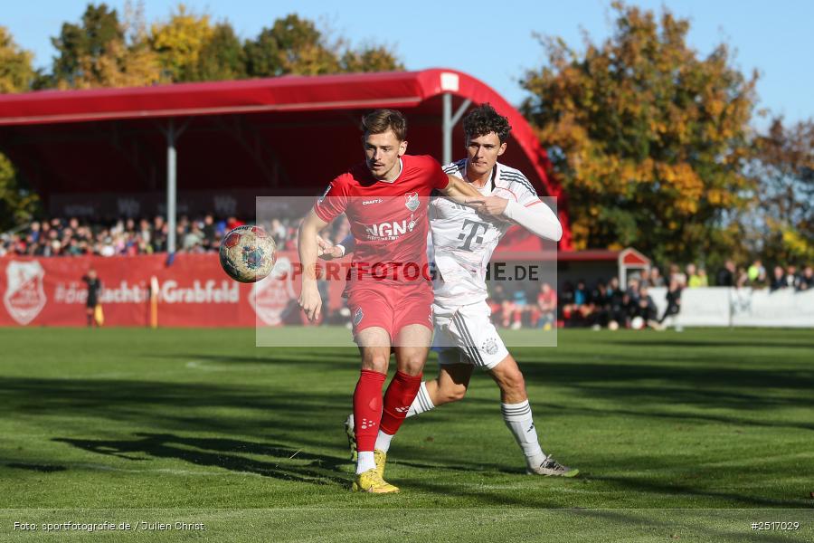 sport, action, TSV Aubstadt, Regionalliga Bayern, NGN Arena, Fussball, FCB, FC Bayern München II, BFV, Aubstadt, AUB, 18.10.2025, 14. Spieltag - Bild-ID: 2517029