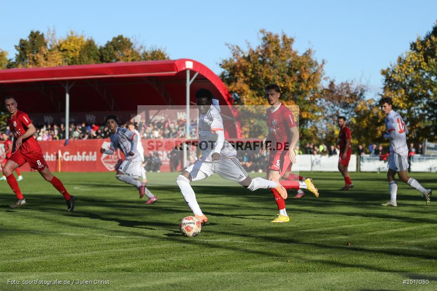 sport, action, TSV Aubstadt, Regionalliga Bayern, NGN Arena, Fussball, FCB, FC Bayern München II, BFV, Aubstadt, AUB, 18.10.2025, 14. Spieltag - Bild-ID: 2517030
