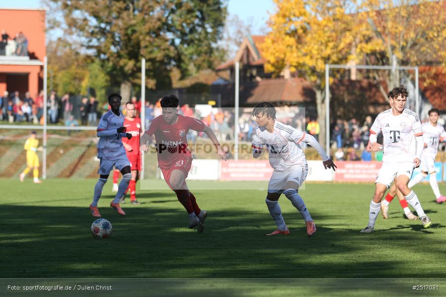 sport, action, TSV Aubstadt, Regionalliga Bayern, NGN Arena, Fussball, FCB, FC Bayern München II, BFV, Aubstadt, AUB, 18.10.2025, 14. Spieltag - Bild-ID: 2517031
