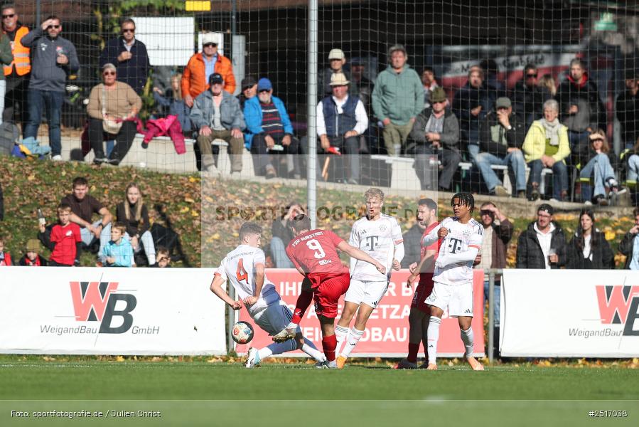 sport, action, TSV Aubstadt, Regionalliga Bayern, NGN Arena, Fussball, FCB, FC Bayern München II, BFV, Aubstadt, AUB, 18.10.2025, 14. Spieltag - Bild-ID: 2517038