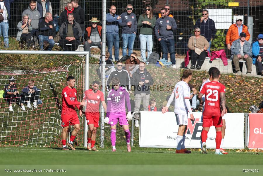 sport, action, TSV Aubstadt, Regionalliga Bayern, NGN Arena, Fussball, FCB, FC Bayern München II, BFV, Aubstadt, AUB, 18.10.2025, 14. Spieltag - Bild-ID: 2517042