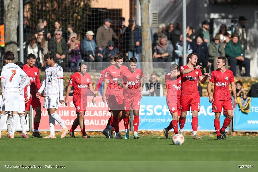 sport, action, TSV Aubstadt, Regionalliga Bayern, NGN Arena, Fussball, FCB, FC Bayern München II, BFV, Aubstadt, AUB, 18.10.2025, 14. Spieltag - Bild-ID: 2517044