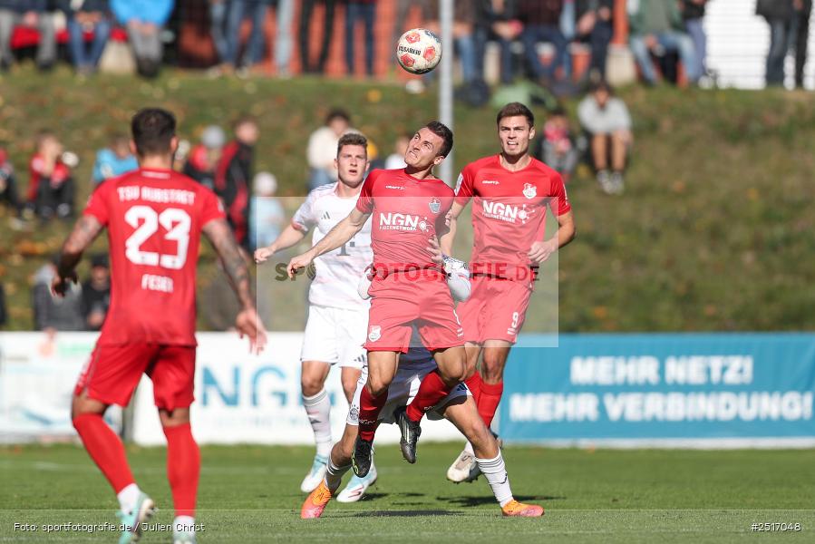 sport, action, TSV Aubstadt, Regionalliga Bayern, NGN Arena, Fussball, FCB, FC Bayern München II, BFV, Aubstadt, AUB, 18.10.2025, 14. Spieltag - Bild-ID: 2517048