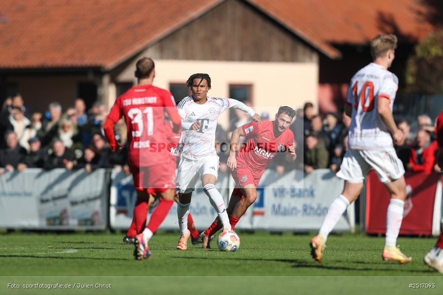 sport, action, TSV Aubstadt, Regionalliga Bayern, NGN Arena, Fussball, FCB, FC Bayern München II, BFV, Aubstadt, AUB, 18.10.2025, 14. Spieltag - Bild-ID: 2517093