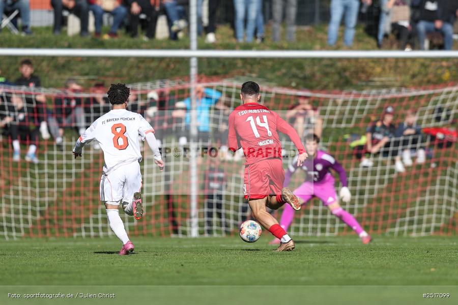 sport, action, TSV Aubstadt, Regionalliga Bayern, NGN Arena, Fussball, FCB, FC Bayern München II, BFV, Aubstadt, AUB, 18.10.2025, 14. Spieltag - Bild-ID: 2517099