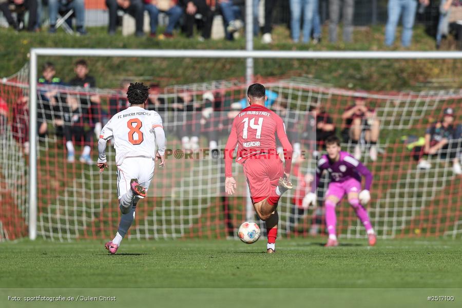 sport, action, TSV Aubstadt, Regionalliga Bayern, NGN Arena, Fussball, FCB, FC Bayern München II, BFV, Aubstadt, AUB, 18.10.2025, 14. Spieltag - Bild-ID: 2517100