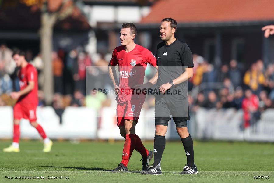 sport, action, TSV Aubstadt, Regionalliga Bayern, NGN Arena, Fussball, FCB, FC Bayern München II, BFV, Aubstadt, AUB, 18.10.2025, 14. Spieltag - Bild-ID: 2517105