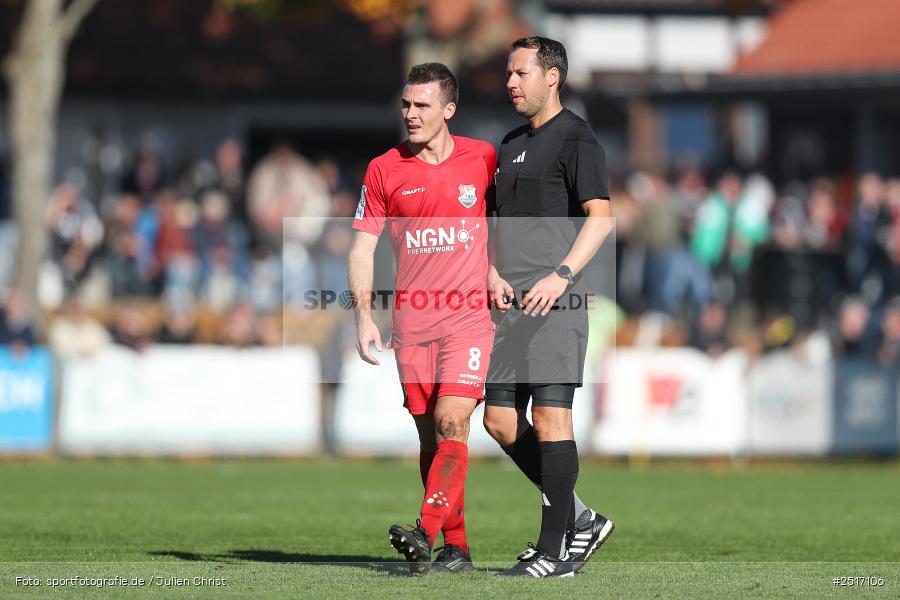 sport, action, TSV Aubstadt, Regionalliga Bayern, NGN Arena, Fussball, FCB, FC Bayern München II, BFV, Aubstadt, AUB, 18.10.2025, 14. Spieltag - Bild-ID: 2517106