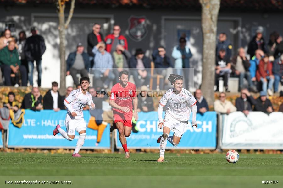 sport, action, TSV Aubstadt, Regionalliga Bayern, NGN Arena, Fussball, FCB, FC Bayern München II, BFV, Aubstadt, AUB, 18.10.2025, 14. Spieltag - Bild-ID: 2517109