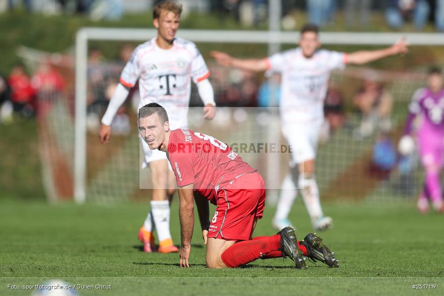 sport, action, TSV Aubstadt, Regionalliga Bayern, NGN Arena, Fussball, FCB, FC Bayern München II, BFV, Aubstadt, AUB, 18.10.2025, 14. Spieltag - Bild-ID: 2517119
