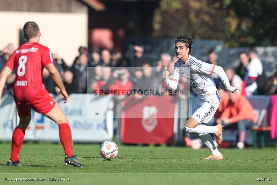 sport, action, TSV Aubstadt, Regionalliga Bayern, NGN Arena, Fussball, FCB, FC Bayern München II, BFV, Aubstadt, AUB, 18.10.2025, 14. Spieltag - Bild-ID: 2517123