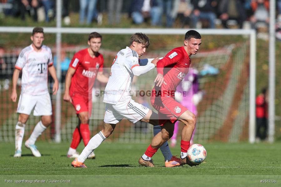 sport, action, TSV Aubstadt, Regionalliga Bayern, NGN Arena, Fussball, FCB, FC Bayern München II, BFV, Aubstadt, AUB, 18.10.2025, 14. Spieltag - Bild-ID: 2517126