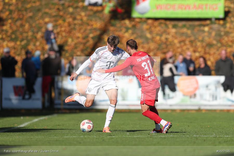 sport, action, TSV Aubstadt, Regionalliga Bayern, NGN Arena, Fussball, FCB, FC Bayern München II, BFV, Aubstadt, AUB, 18.10.2025, 14. Spieltag - Bild-ID: 2517135