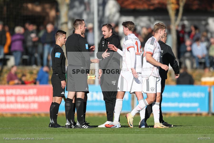 sport, action, TSV Aubstadt, Regionalliga Bayern, NGN Arena, Fussball, FCB, FC Bayern München II, BFV, Aubstadt, AUB, 18.10.2025, 14. Spieltag - Bild-ID: 2517279