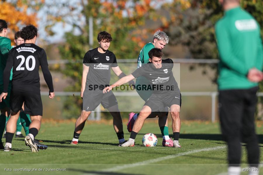 Gallier Campus, Großbardorf, 18.10.2025, sport, action, Fussball, BFV, 16. Spieltag, Landesliga Nordwest, DJK, TSV, DJK Schwebenried/Schwemmelsbach, TSV Großbardorf - Bild-ID: 2517380