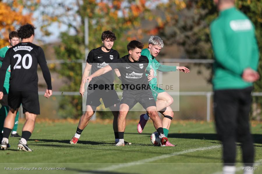 Gallier Campus, Großbardorf, 18.10.2025, sport, action, Fussball, BFV, 16. Spieltag, Landesliga Nordwest, DJK, TSV, DJK Schwebenried/Schwemmelsbach, TSV Großbardorf - Bild-ID: 2517381